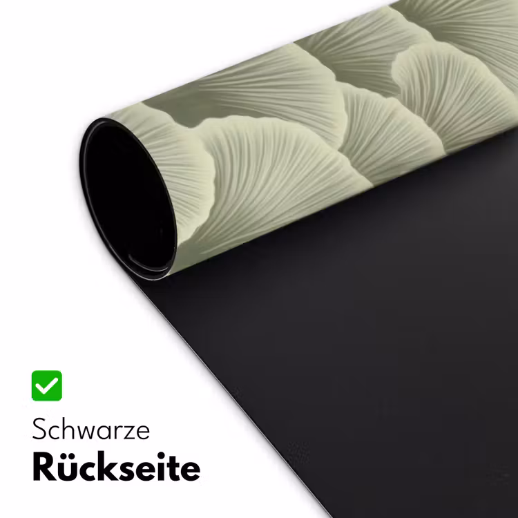 Waaier - Blad - Groen Muismat XXL klein 681 -ysfeer2_duits