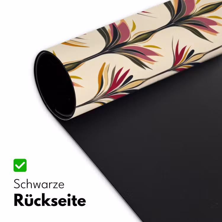 Waaier - Motief - Kleurrijk Muismat XXL klein 681 -ysfeer2_duits