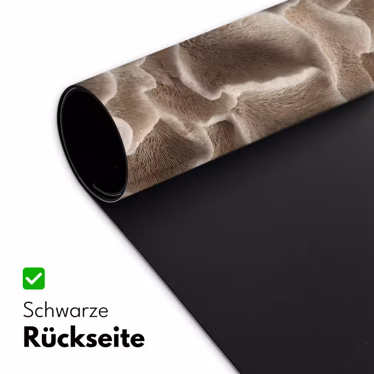 Waaiervorm - Beige - Vezel textuur Muismat XXL klein 681 -ysfeer2_duits