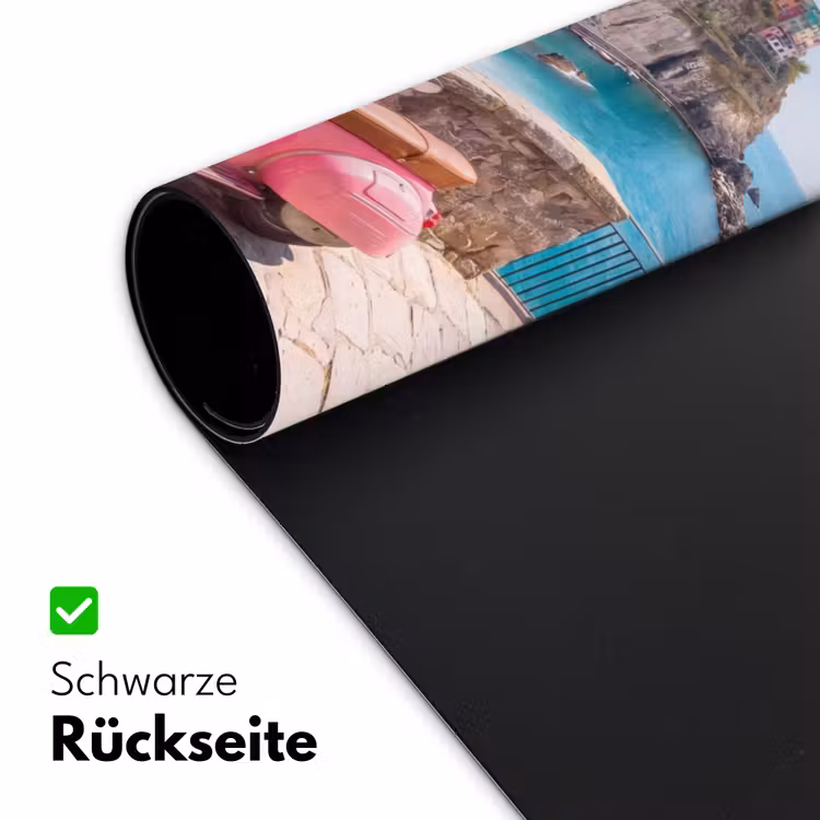 Schreibtischunterlage - Fahrzeug – Rosa – Küste – Sommer – Reisen - Voertuig - Roze - Kust - Zomer - Reizen Muismat XXL klein