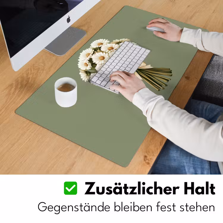 Lint - Boeket - Groen - Quote Muismat XXL klein -ysfeer3_duits