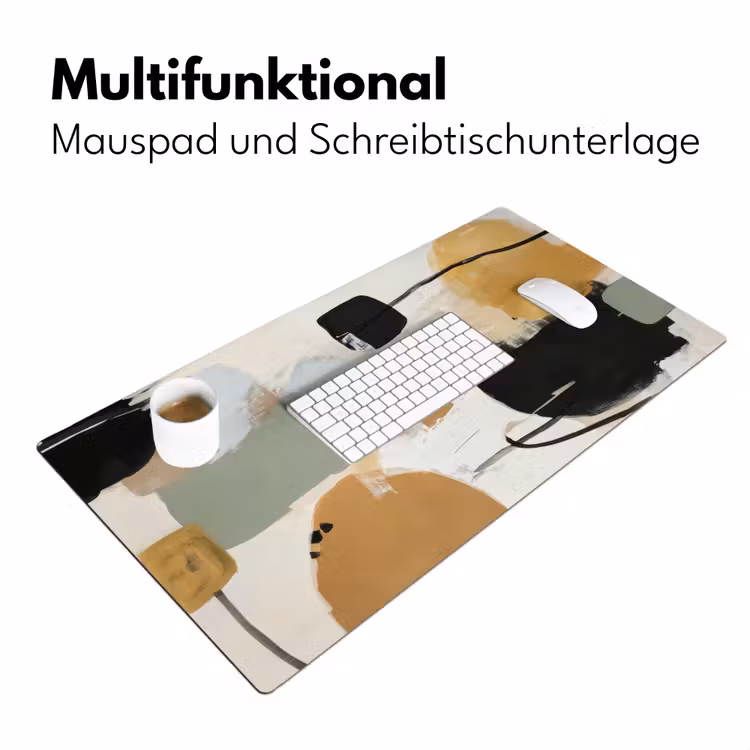 Paint - Abstract - Kleuren Muismat XXL klein -ysfeer4_duits