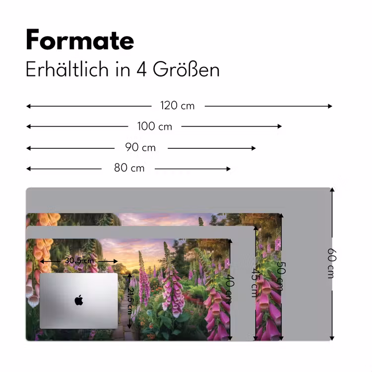 Vingerhoedskruid - Bloemen - Tuin Muismat XXL klein -ysfeer5_duits
