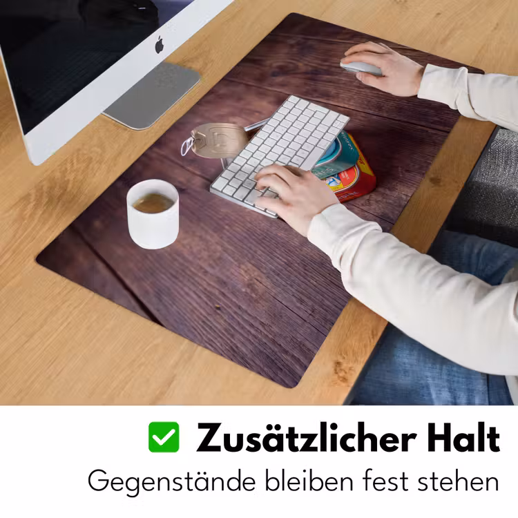 Schreibtischunterlage - Fisch – Dosen – Küche - Vis - Blikjes - Keuken Muismat XXL klein