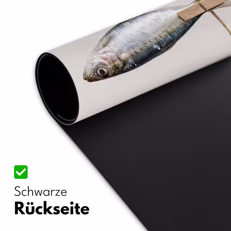 Schreibtischunterlage - Fisch – Hängend – Essen - Vis - Hangend - Eten Muismat XXL klein