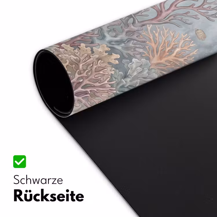 Vis - Koraal - Oceaan - Illustratie - Onderwater Muismat XXL klein -ysfeer2_duits