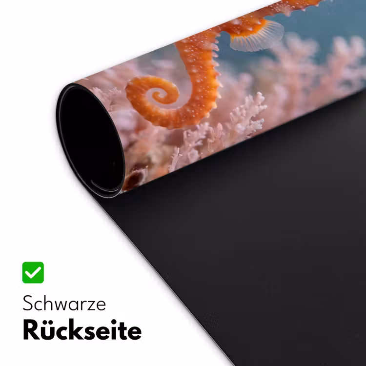 Vis - Koraal - Oceaan - Macro - Oranje Muismat XXL klein -ysfeer2_duits
