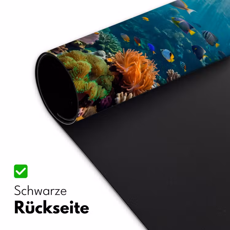 Vis - Koraal - Oceaan - Natuur - Kleurrijk Muismat XXL klein -ysfeer2_duits