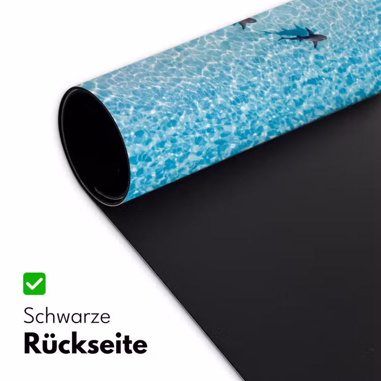Vis - Oceaan - Strand - Turquoise - Natuur Muismat XXL klein -ysfeer2_duits