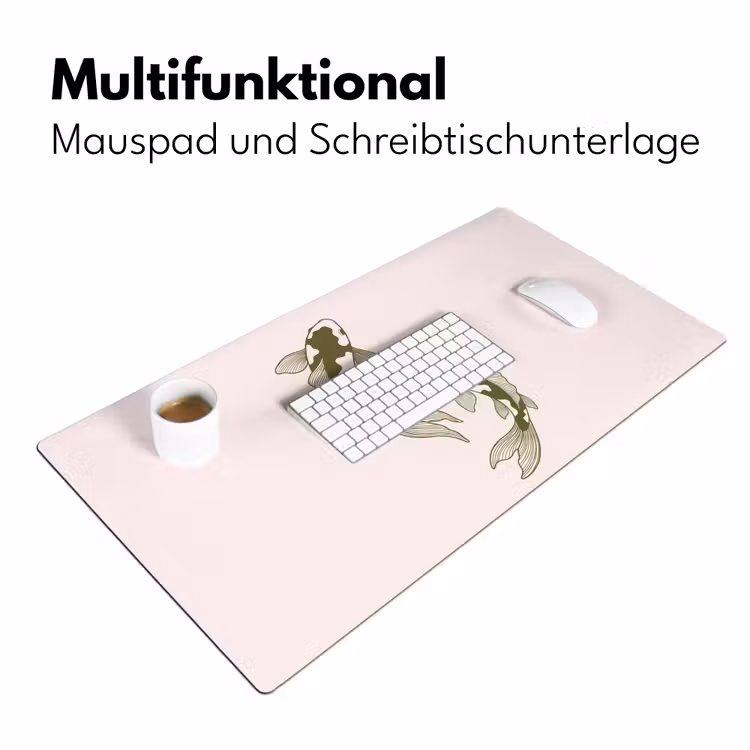 Schreibtischunterlage - Fisch – Schwimmend – Grün – Abstrakt – Tiere — 4