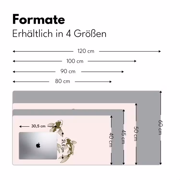 Schreibtischunterlage - Fisch – Schwimmend – Grün – Abstrakt – Tiere — 5