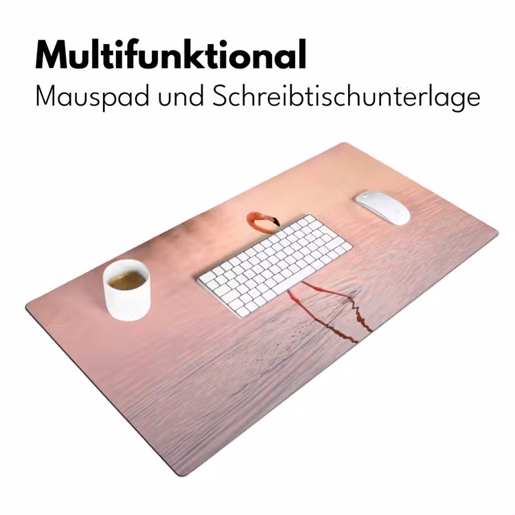 Flamingo - Water - Roze Muismat XXL klein -ysfeer4_duits