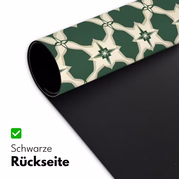 Tegel - Klassiek - Groen Muismat XXL klein 681 -ysfeer2_duits