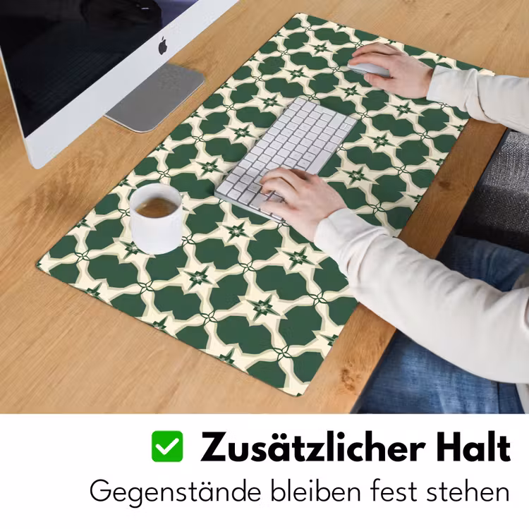 Tegel - Klassiek - Groen Muismat XXL klein 681 -ysfeer3_duits