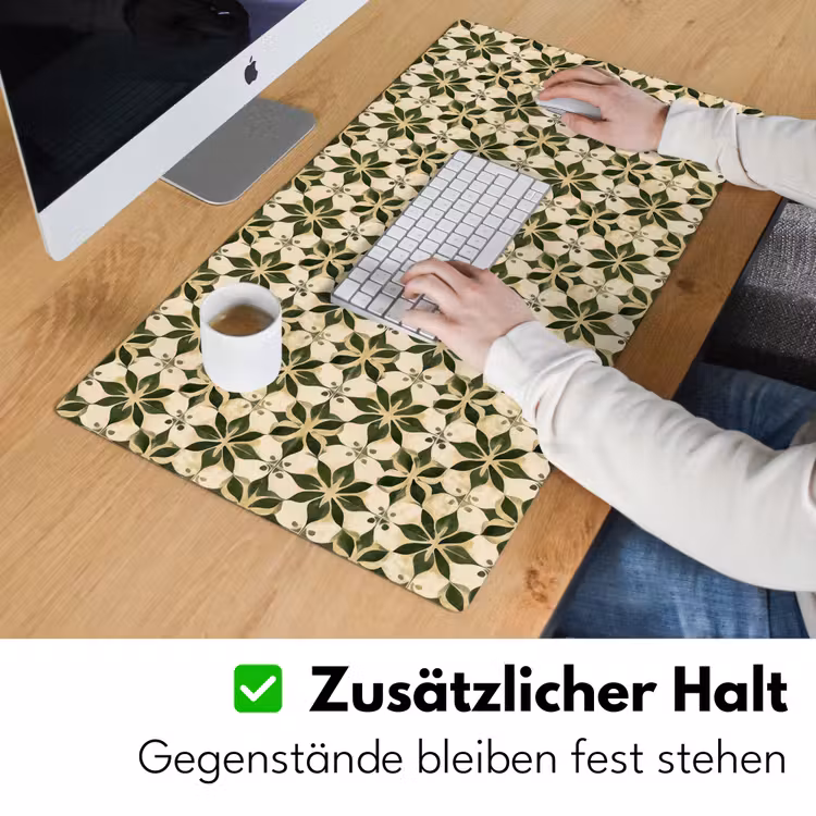 Tegel - Dessin - Groen Muismat XXL klein 681 -ysfeer3_duits