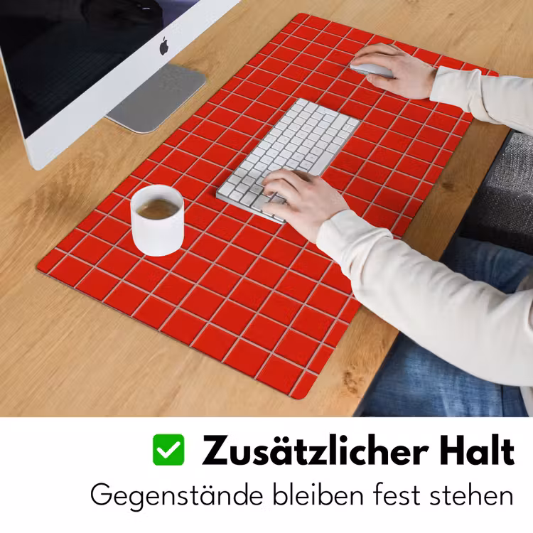Tegel - Patroon - Kersen - Rood Muismat XXL klein 681 -ysfeer3_duits