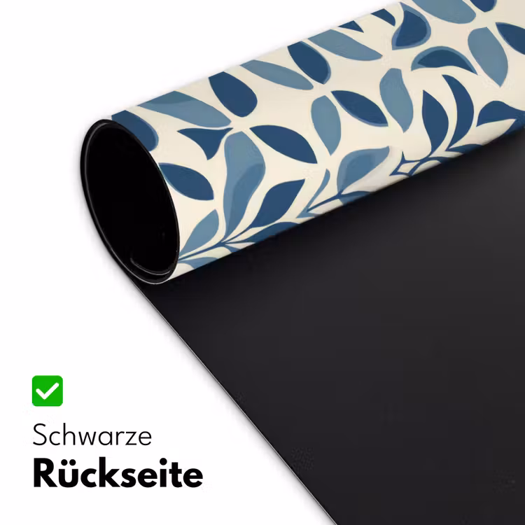 Flora - Modern - Blauw Muismat XXL klein 681 -ysfeer2_duits