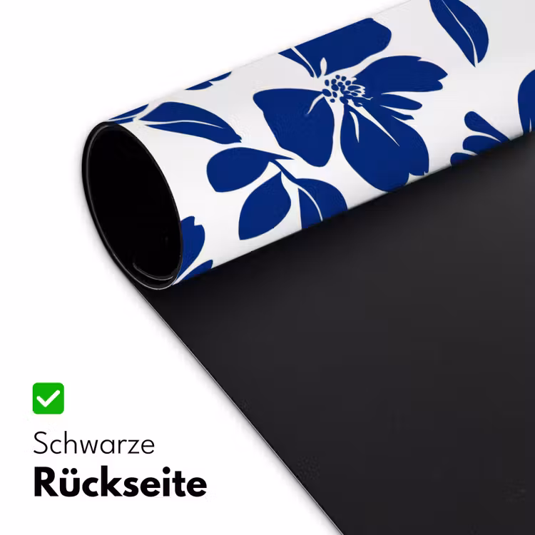 Floraal - Modern - Blauw Muismat XXL klein 681 -ysfeer2_duits