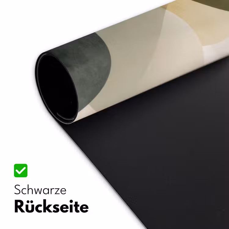 Vlakken - Abstract - Beige - Cirkels Muismat XXL klein -ysfeer2_duits