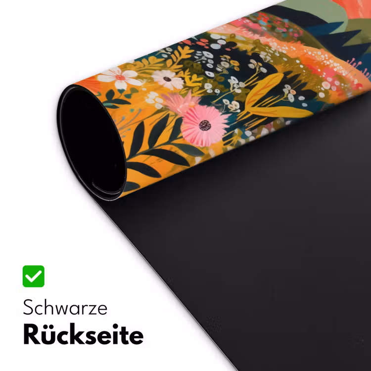 Rivier - Diepte - Bloemen Muismat XXL klein -ysfeer2_duits
