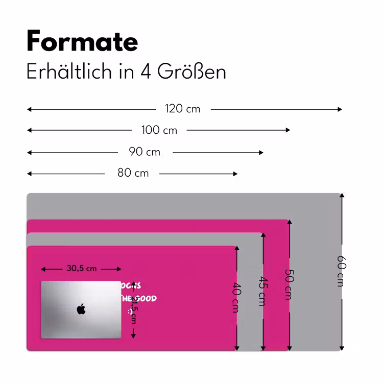 Focus - Smiley - Roze Muismat XXL klein -ysfeer5_duits
