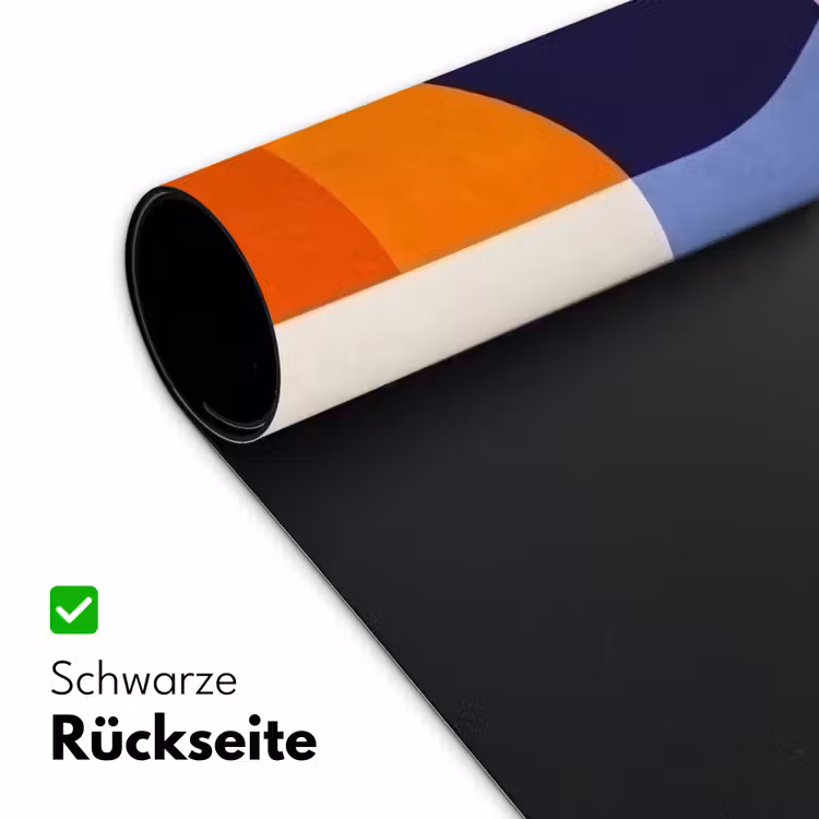 Vormen - Abstract - Grafisch - Oranje Muismat XXL klein -ysfeer2_duits