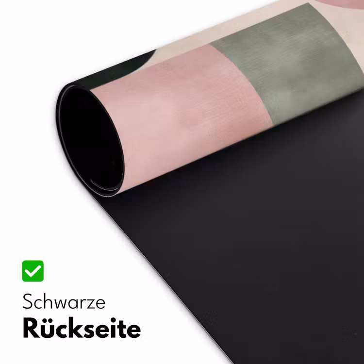 Vormen - Abstract - Cirkel - Zwart Muismat XXL klein -ysfeer2_duits