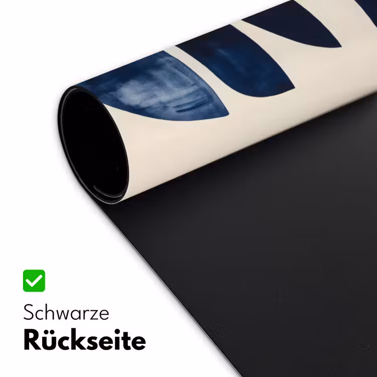 Vormen - Blauw - Abstract Muismat XXL klein -ysfeer2_duits