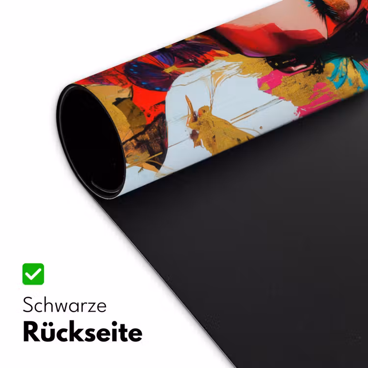 Vrouw - Abstract - Kleurrijk Muismat XXL klein -ysfeer2_duits