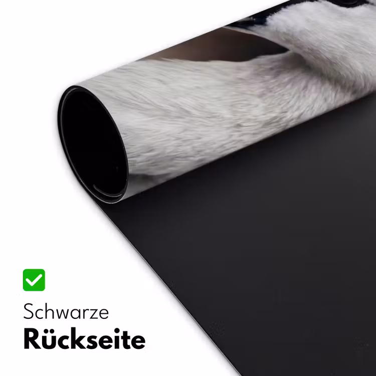 Vrouw - Zwaan - Wit Muismat XXL klein -ysfeer2_duits