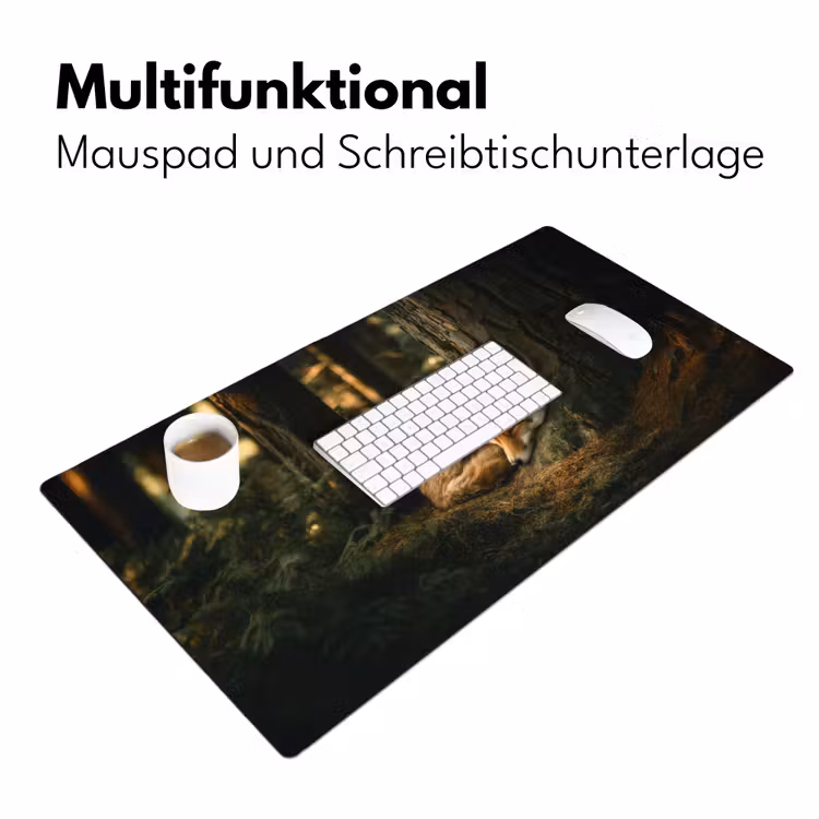 Vos - Bos - Slapen Muismat XXL klein -ysfeer4_duits