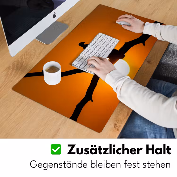 Gier - Tak - Zon - Oranje Muismat XXL klein -ysfeer3_duits
