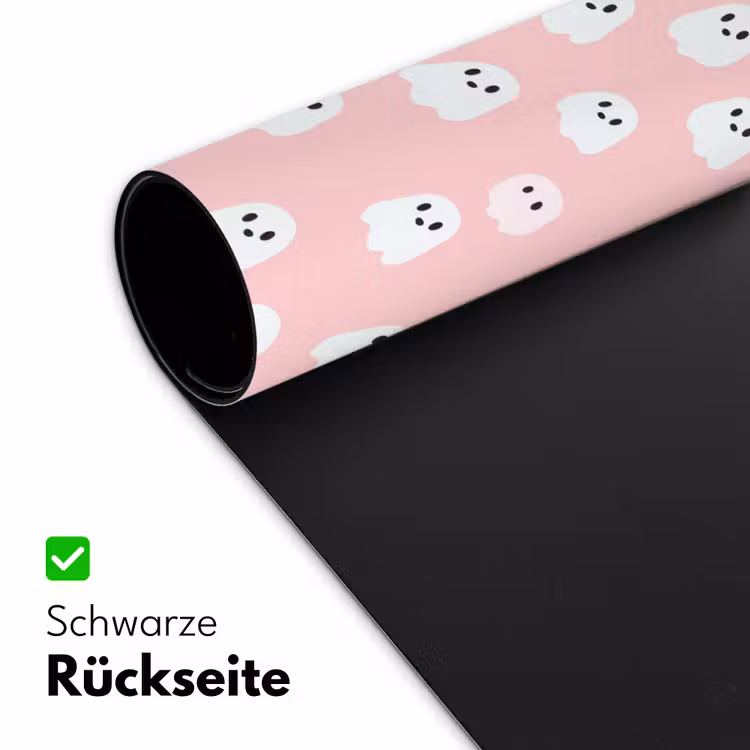 Spookjes - Patroon - Roze Muismat XXL klein 681 -ysfeer2_duits