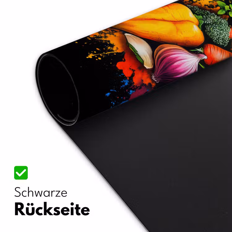 Groente - Eten - Kruiden - Graffiti - Koken Muismat XXL klein -ysfeer2_duits
