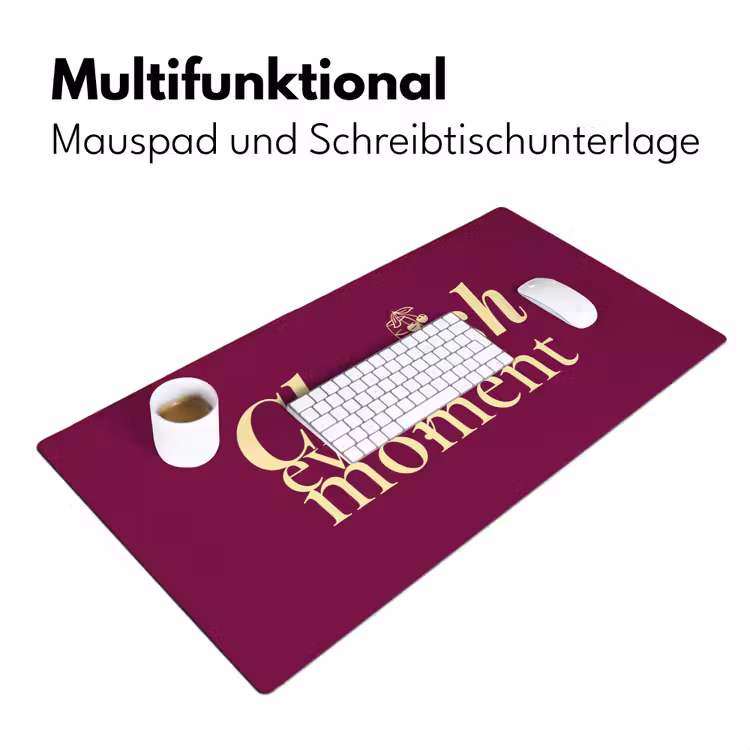 Cherish every moment - Cocktailglas - Bordeaux Muismat XXL klein -ysfeer4_duits