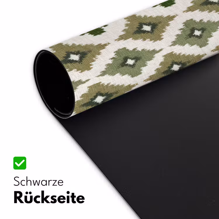 Geografisch - Ruitmotief - Groen Muismat XXL klein 681 -ysfeer2_duits