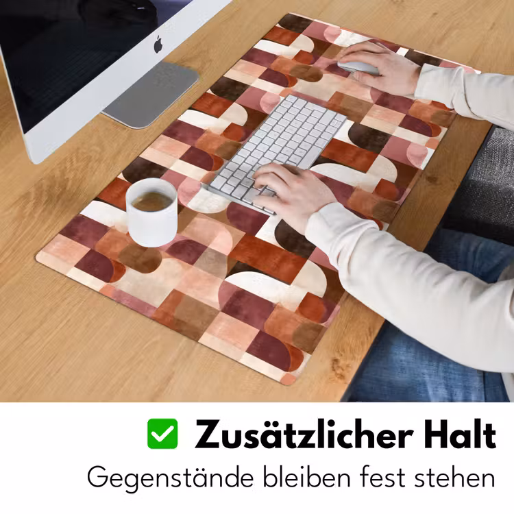 Geometrie - Modern - Retro Muismat XXL klein 681 -ysfeer3_duits