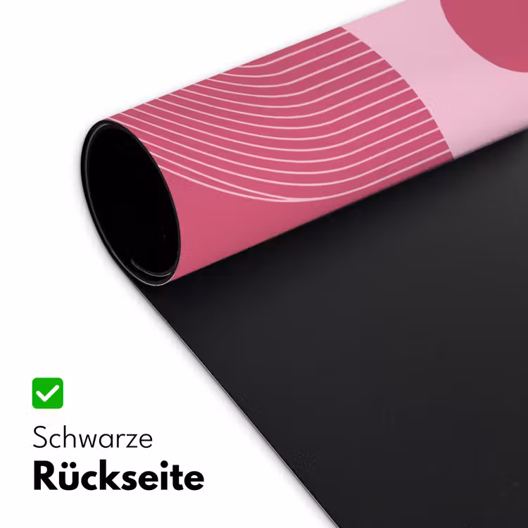 Schreibtischunterlage - Geometrie – Muster – Abstrakt – Rosa – Modern - Geometrie - Patroon - Abstract - Roze - Modern Muismat XXL klein