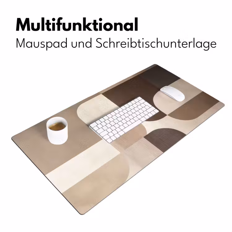Geometrisch - Geweven structuur - Modern Muismat XXL klein -ysfeer4_duits