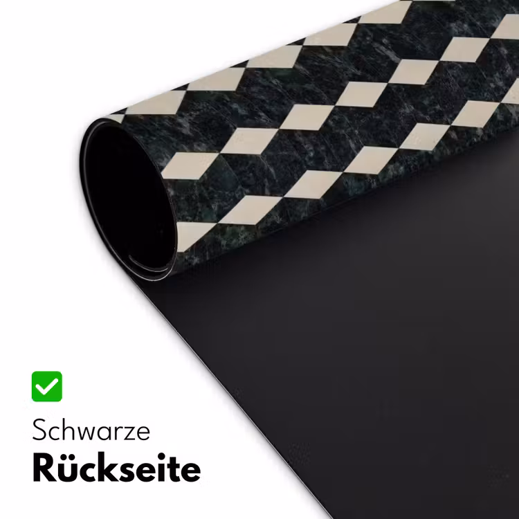 Geometrisch - Patroon - Marmer - Groen Muismat XXL klein 681 -ysfeer2_duits