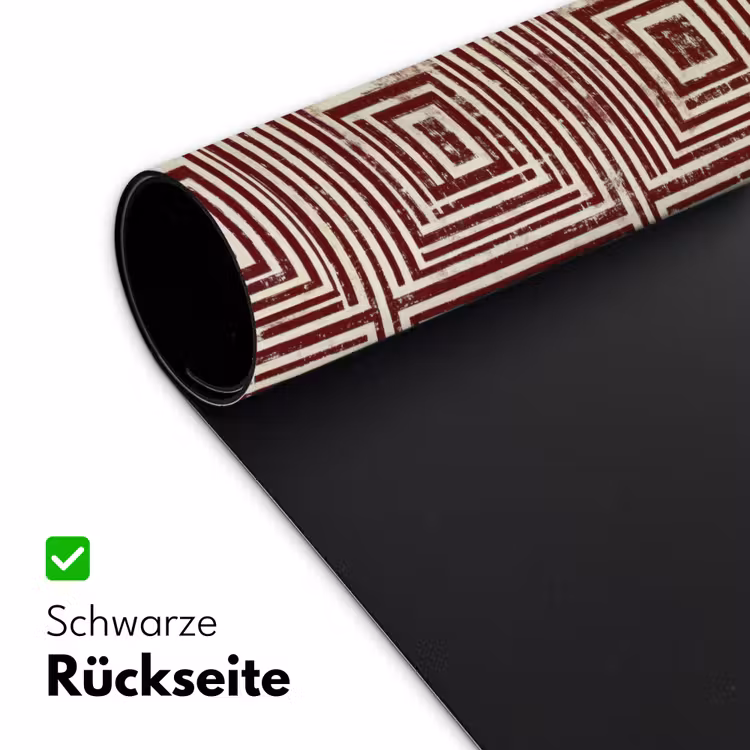 Geometrisch - Patroon - Rood Muismat XXL klein 681 -ysfeer2_duits