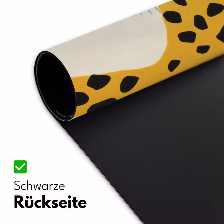 Cheetah - Illustratie - Geel Muismat XXL klein -ysfeer2_duits