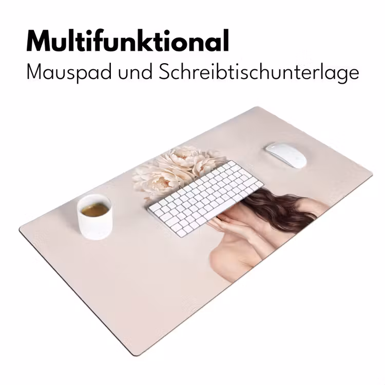 Gezicht - Pioenrozen - Crème Muismat XXL klein -ysfeer4_duits