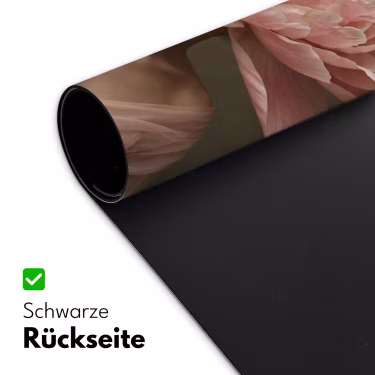 Gezicht - Roos - Roze Muismat XXL klein -ysfeer2_duits