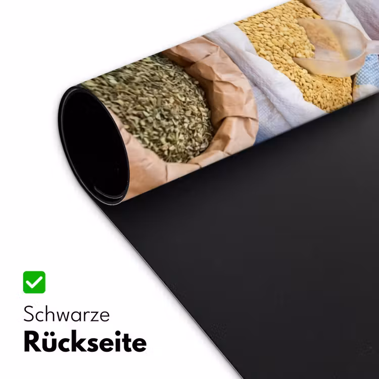 Schreibtischunterlage - Gewürze – Beutel – Markt - Kruiden - Zakken - Markt Muismat XXL klein