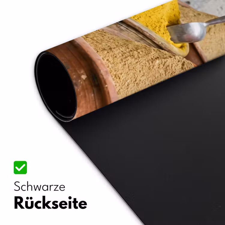 Schreibtischunterlage - Gewürze – Gläser – Orientalisch - Kruiden - Potten - Oosters Muismat XXL klein