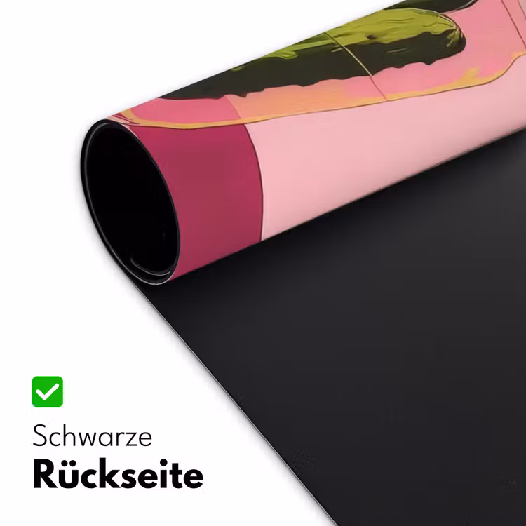 Augurken - Pot - Schaduw - Roze Muismat XXL klein -ysfeer2_duits