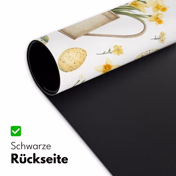 Gieter - Bloemen - Eieren Muismat XXL klein -ysfeer2_duits