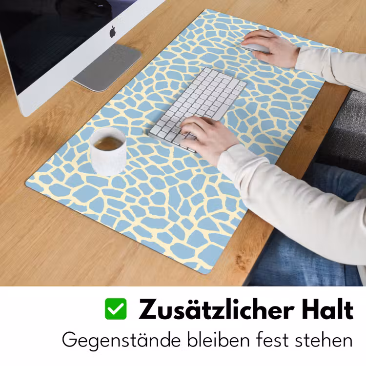 Giraf - Modern - Blauw Muismat XXL klein 681 -ysfeer3_duits