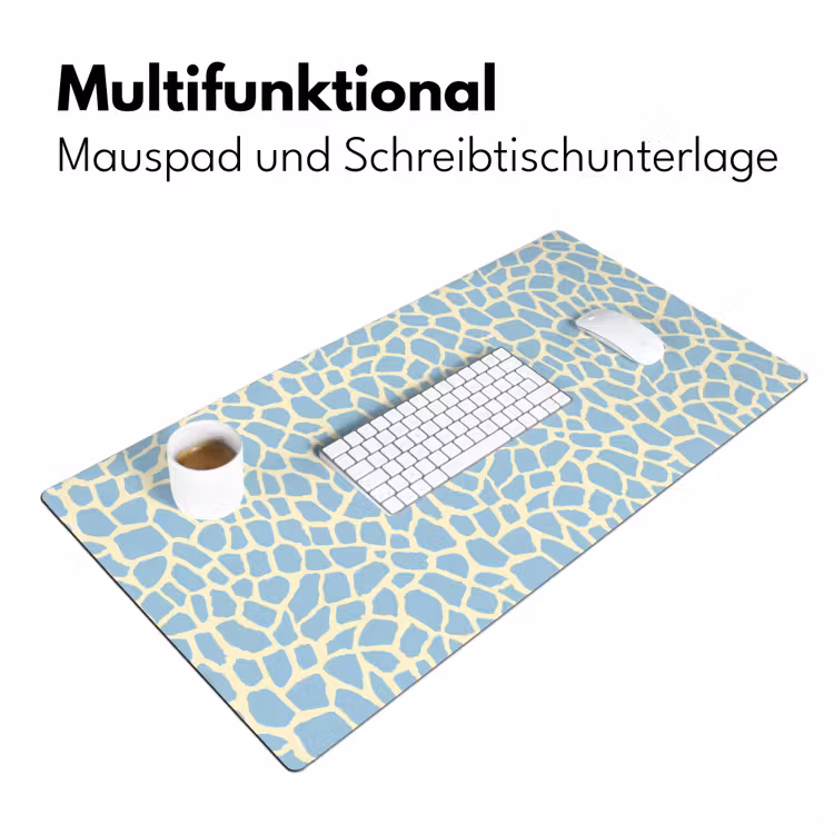 Giraf - Modern - Blauw Muismat XXL klein 681 -ysfeer4_duits